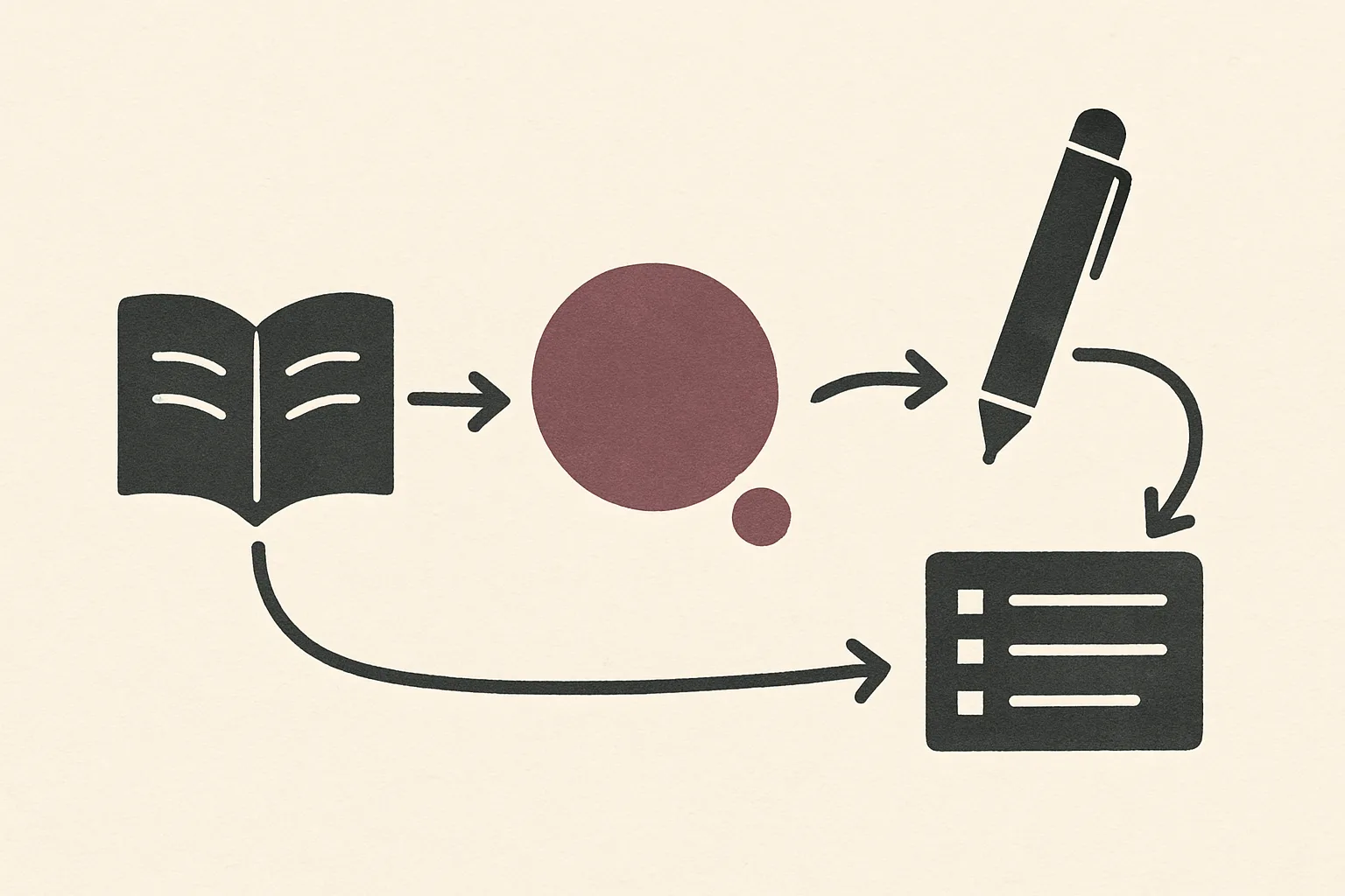 Editorial illustration for a section about strategies to maintain durable notes across formats