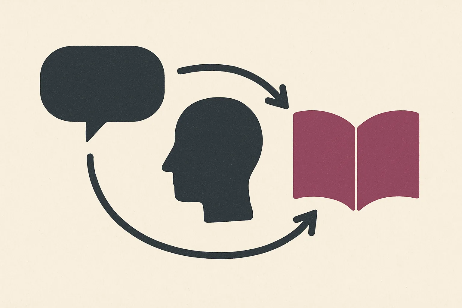 Editorial illustration of colleagues commenting on a shared passage without altering the original