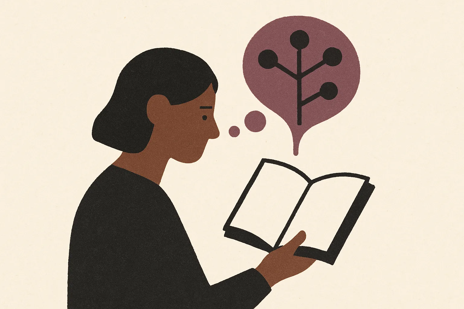 Editorial illustration for a section about 5. build a reusable knowledge map