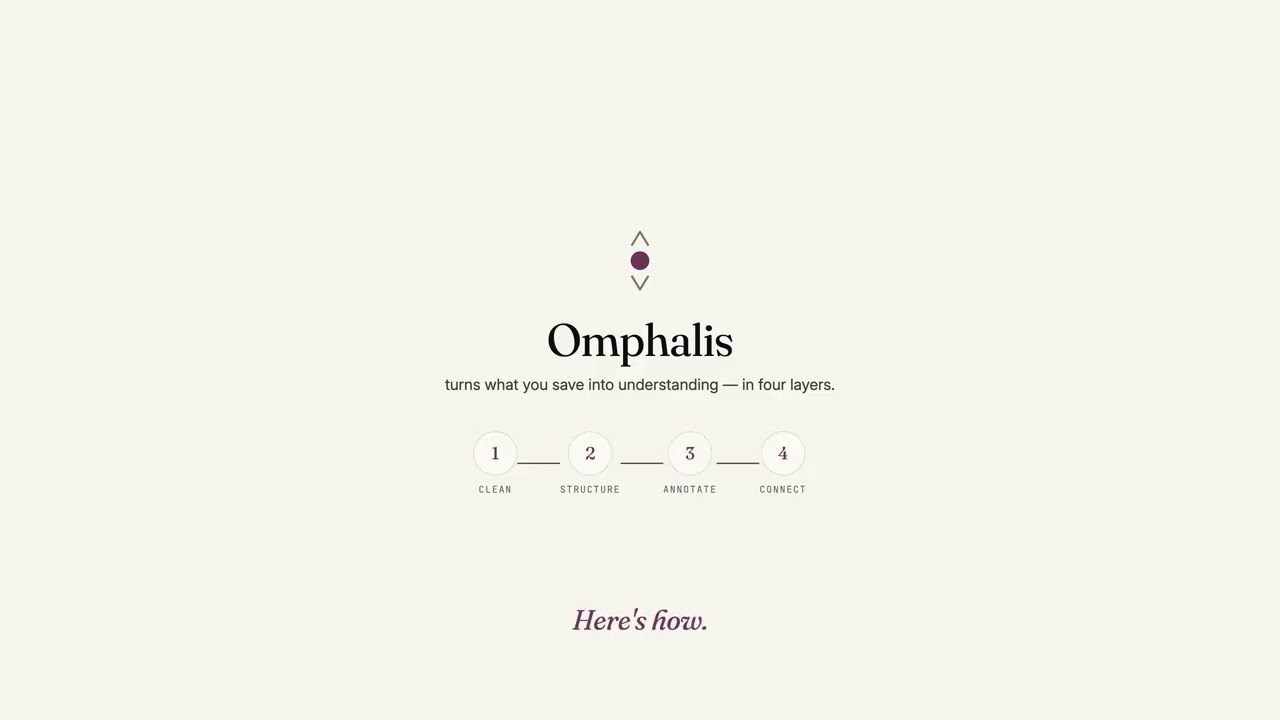 Omphalis product tour